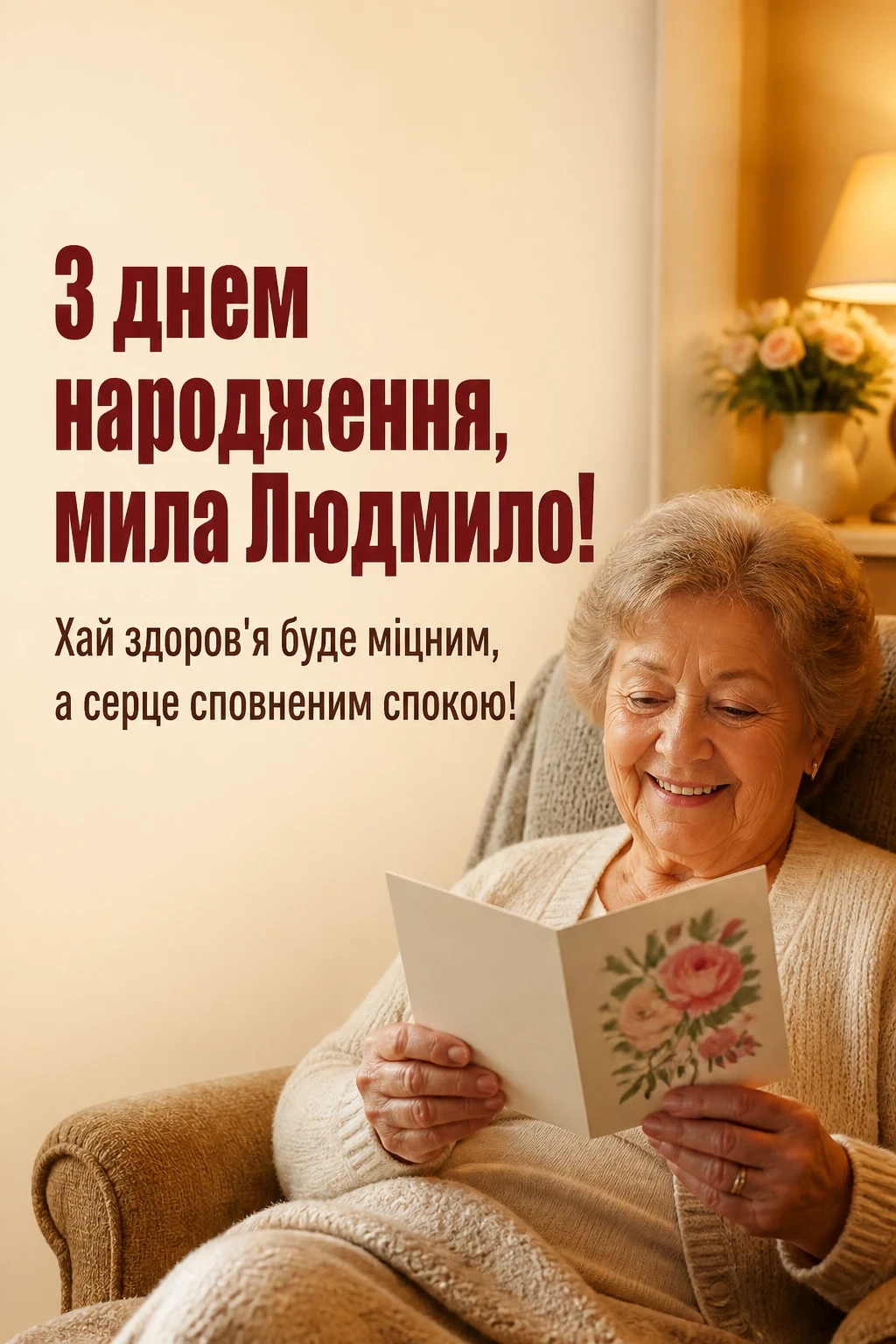 з днем народження людмила