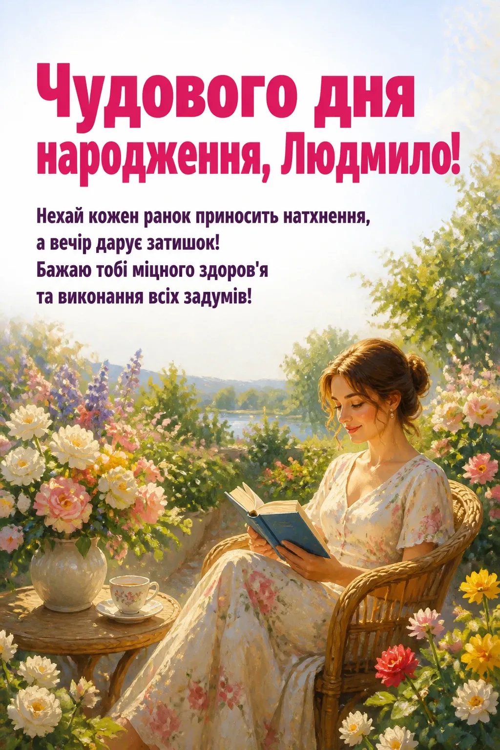 з днем народження людмила