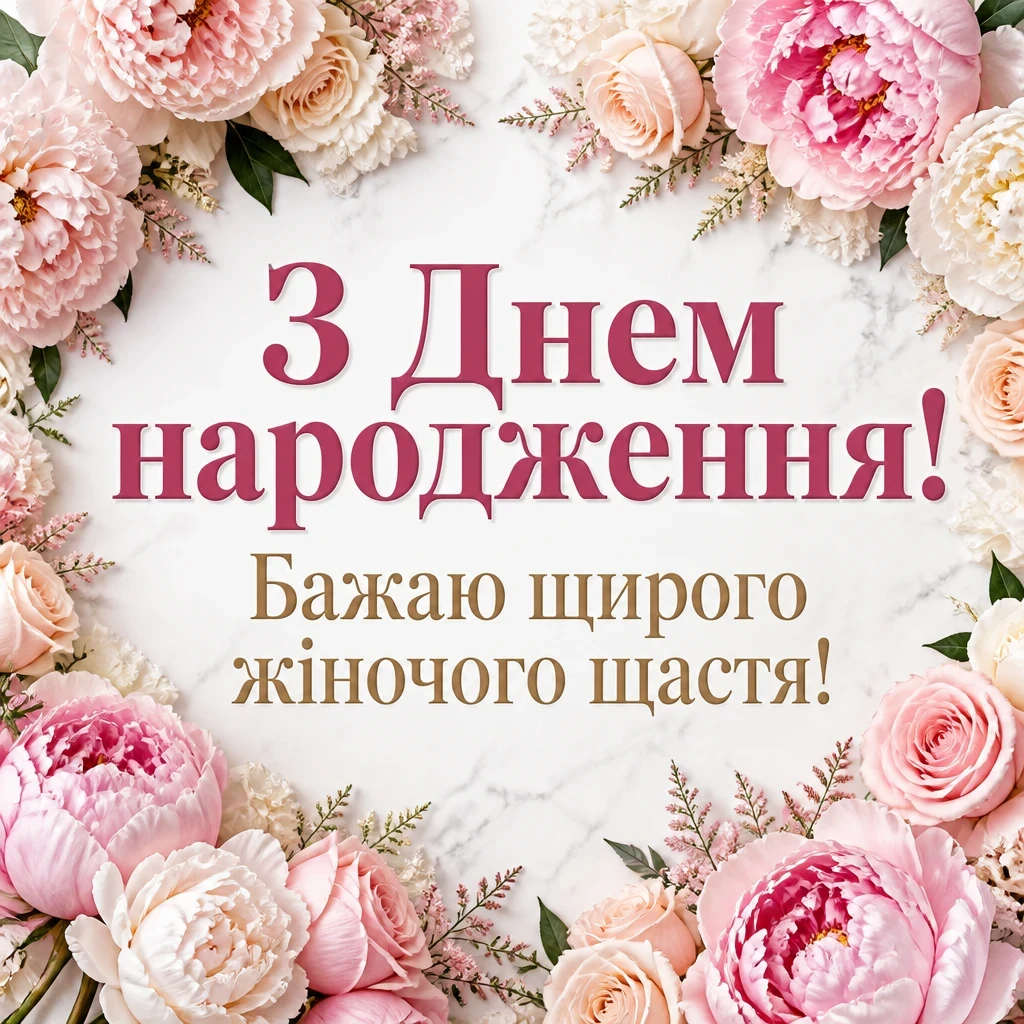 як гарно привітати подругу з днем народження