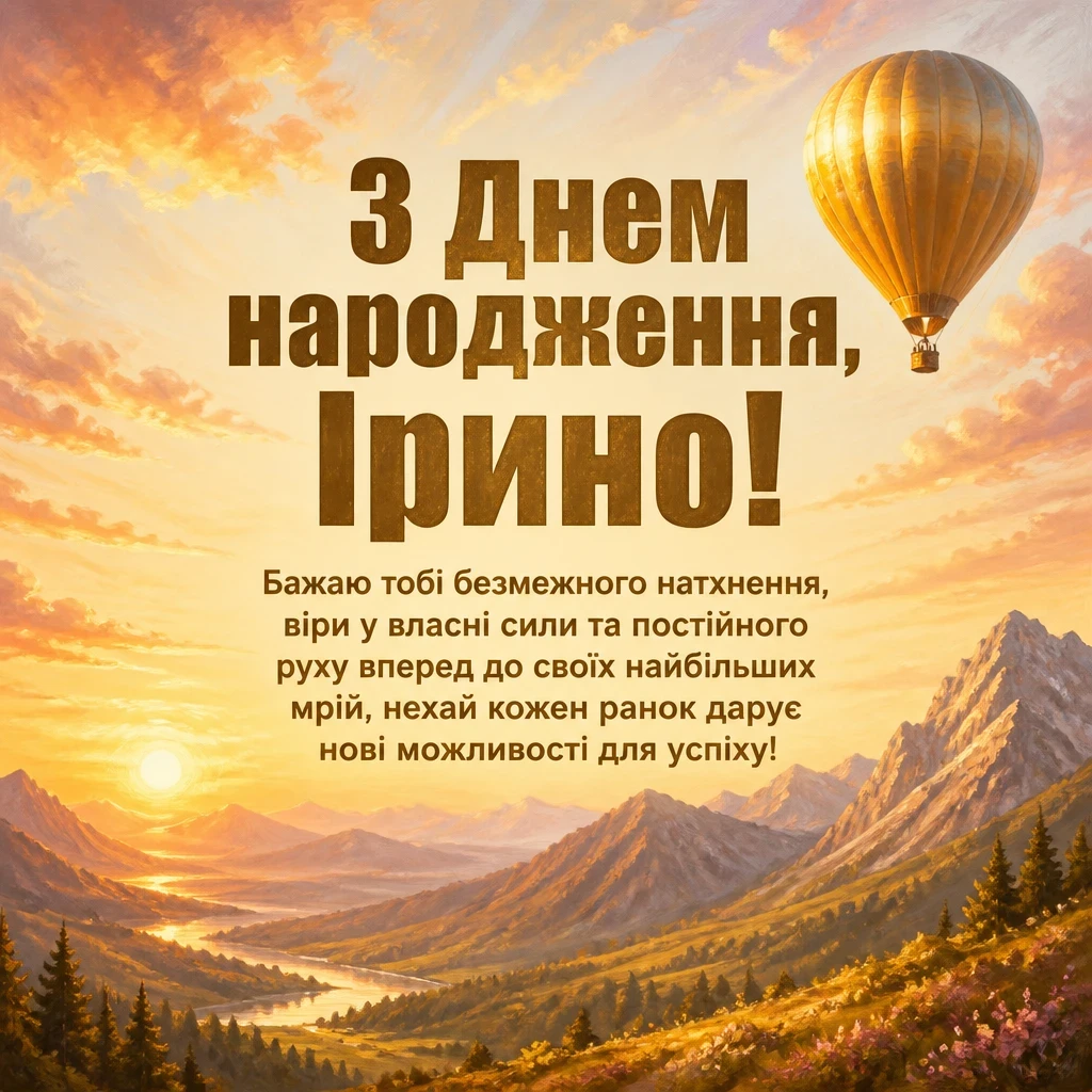 з днем народження ірина