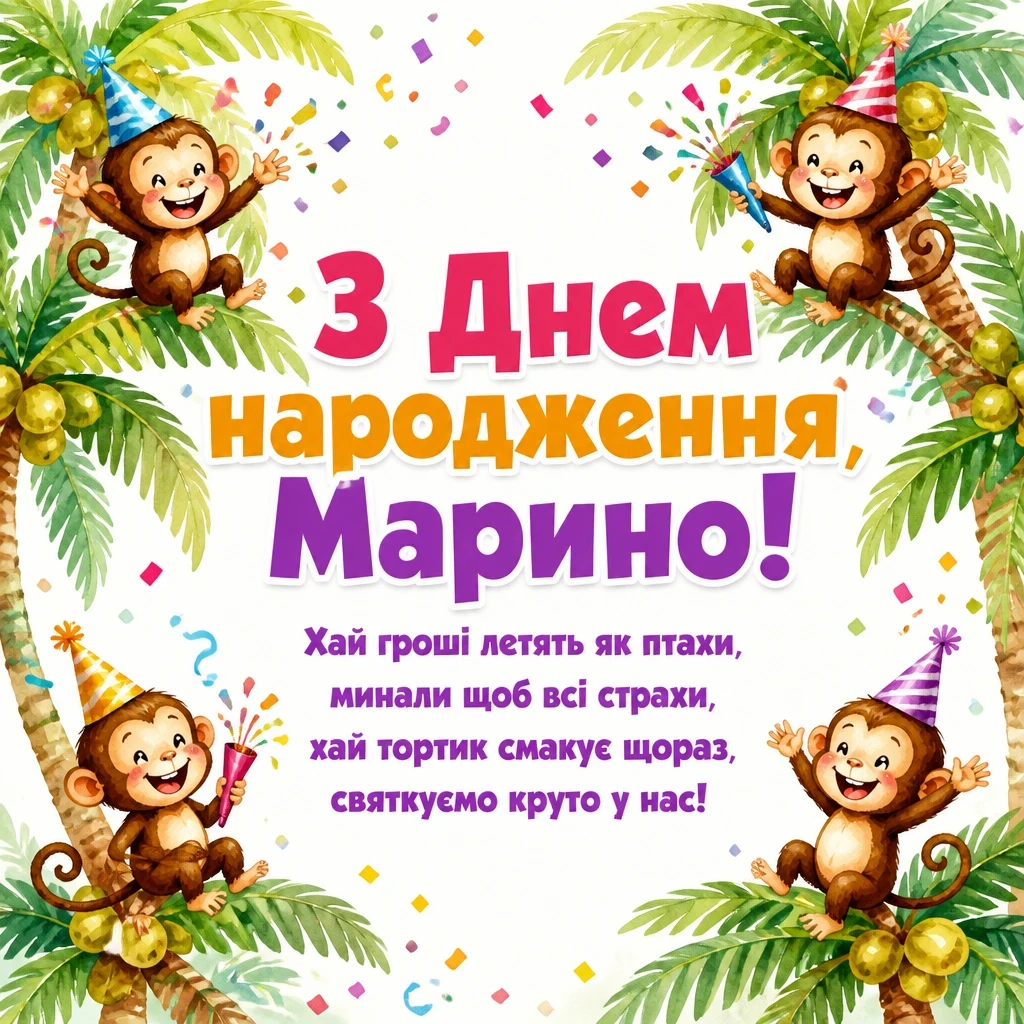 з днем народження марина