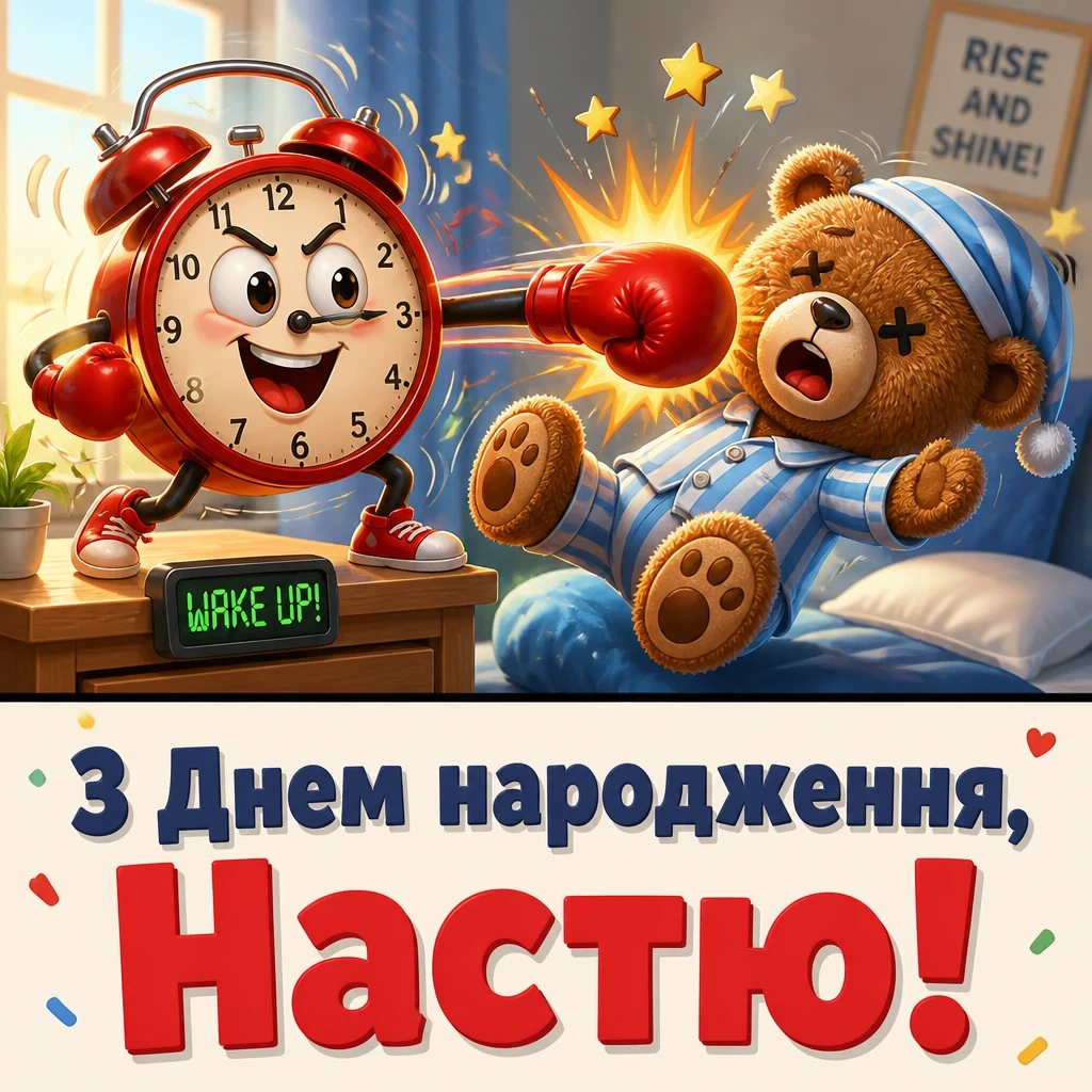 з днем народження настя