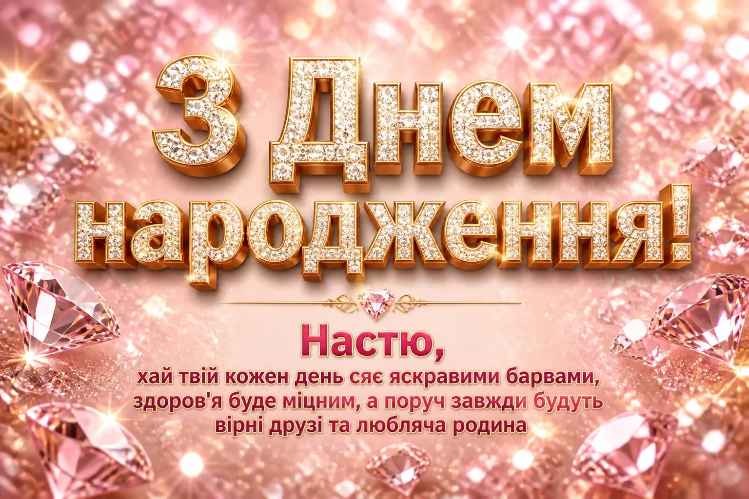 з днем народження настя