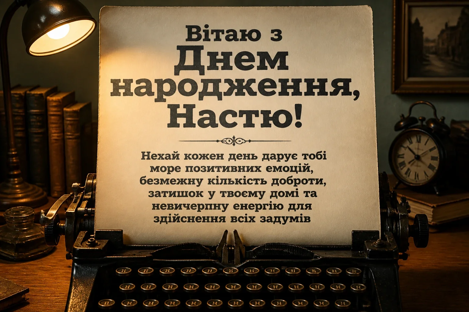 з днем народження настя