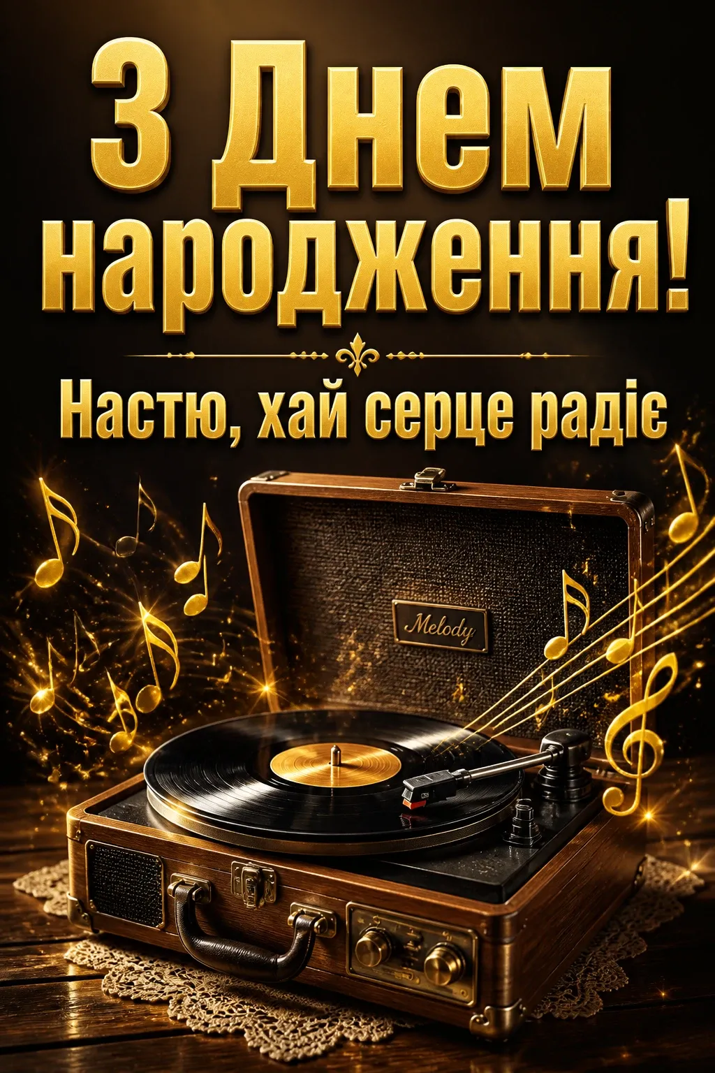 з днем народження настя