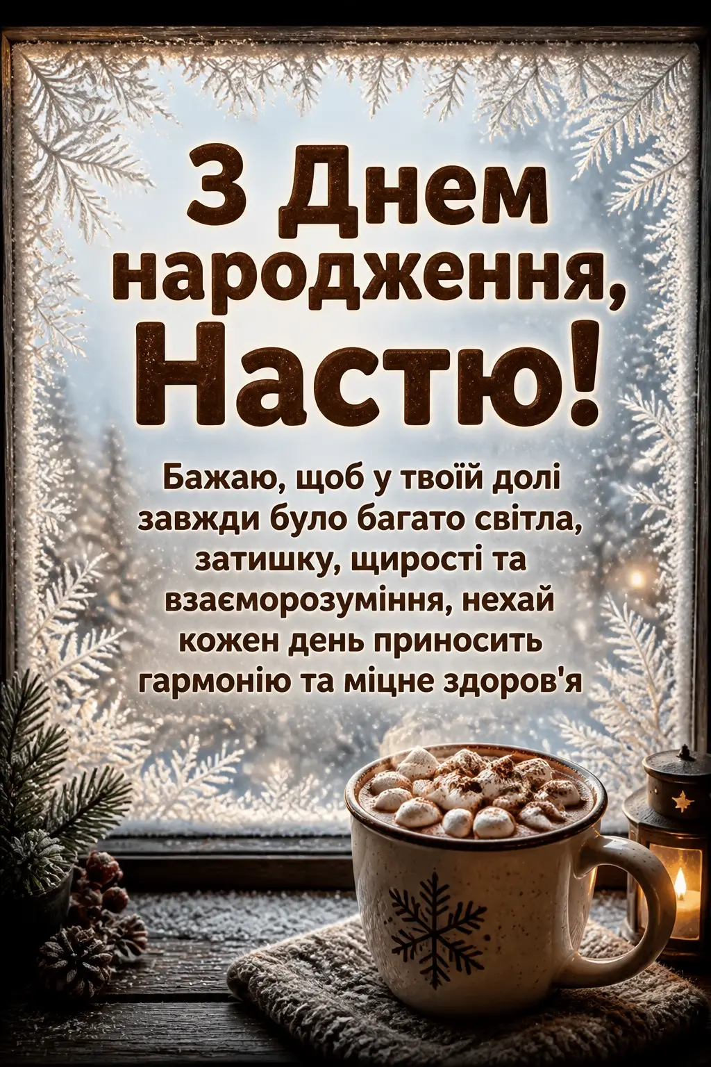 з днем народження настя
