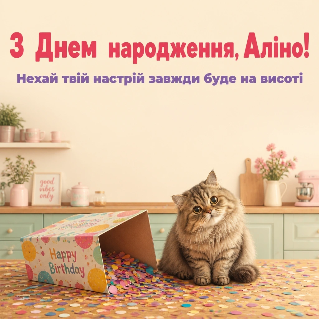 з днем народження аліна