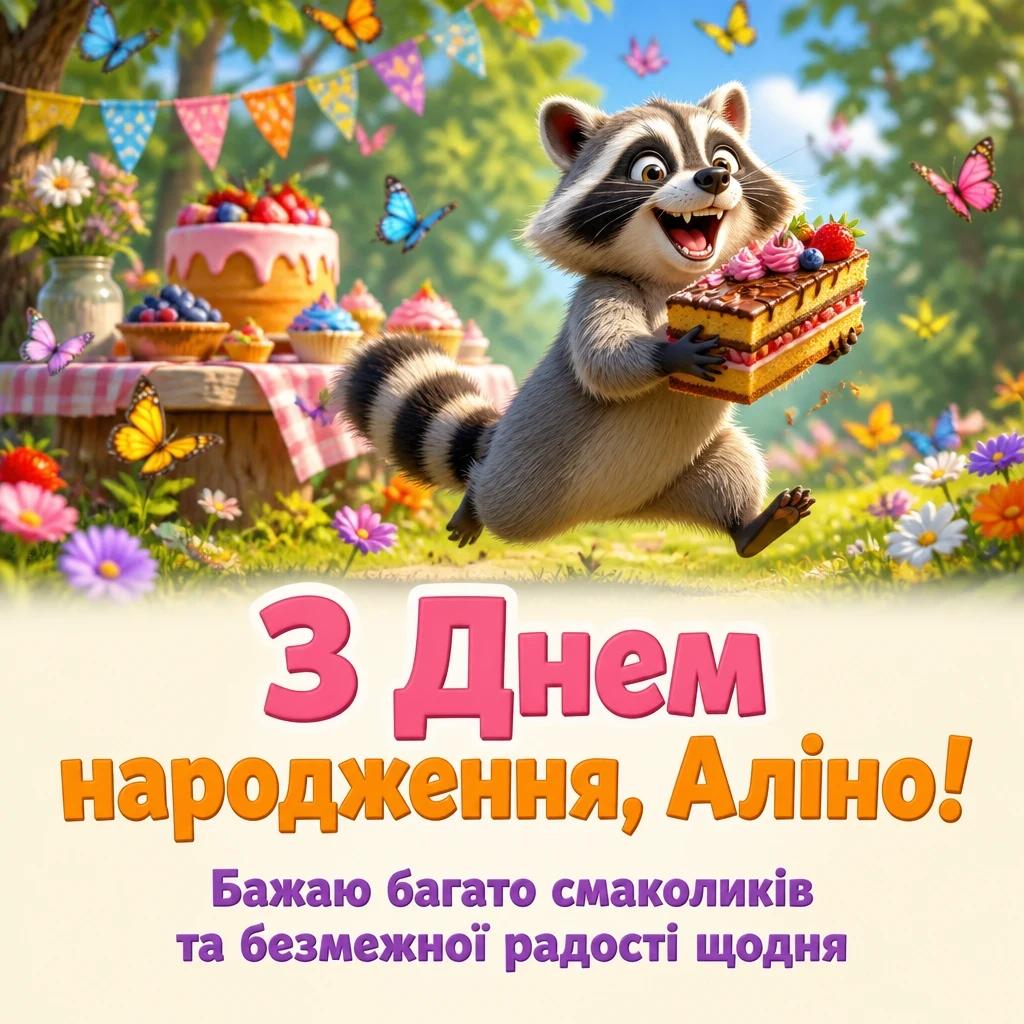 з днем народження аліна