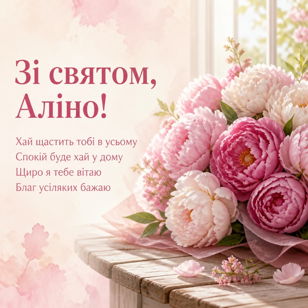 з днем народження аліна