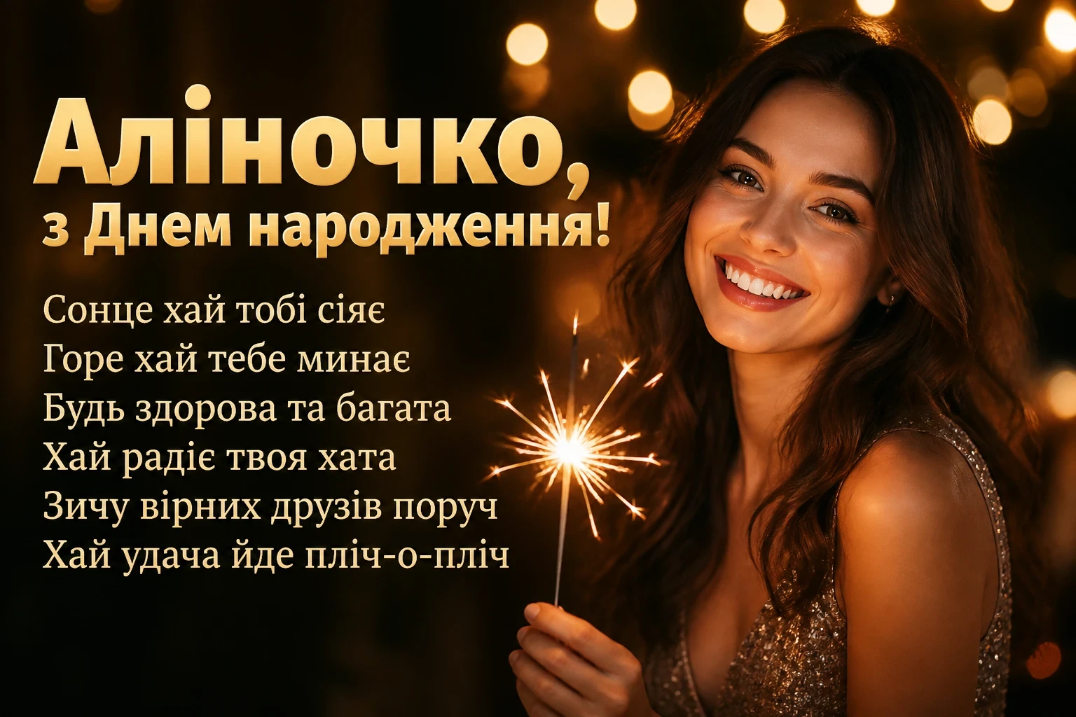 з днем народження аліна