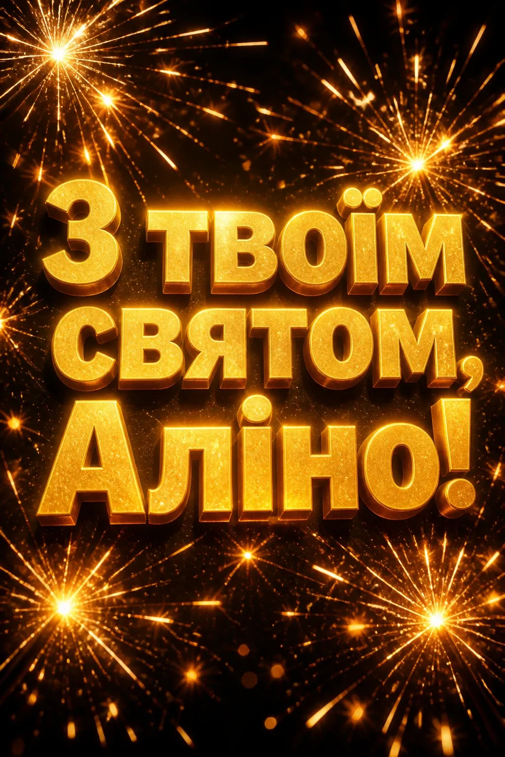з днем народження аліна