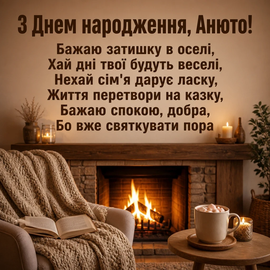 анюта з днем народження