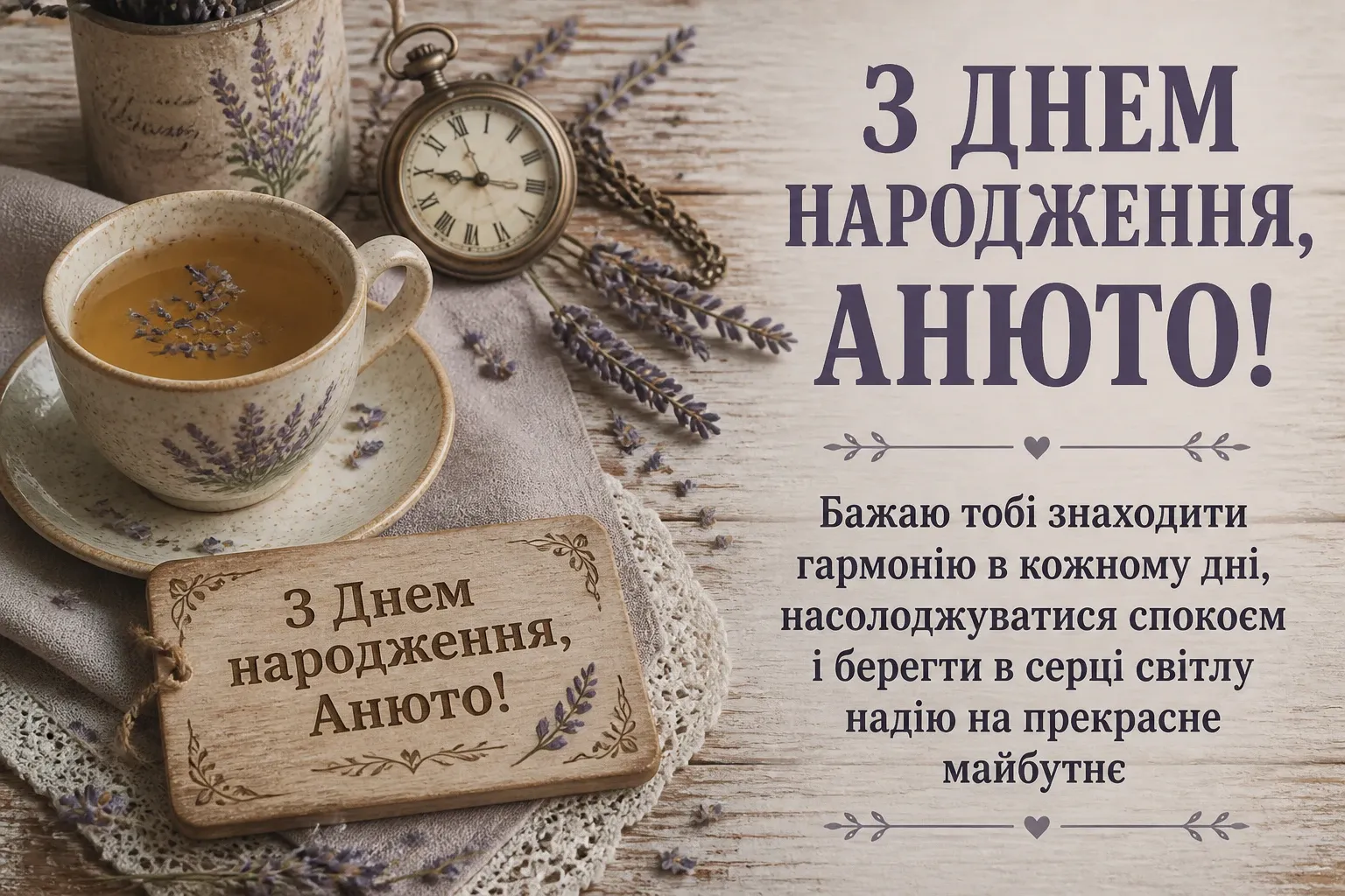 анюта з днем народження