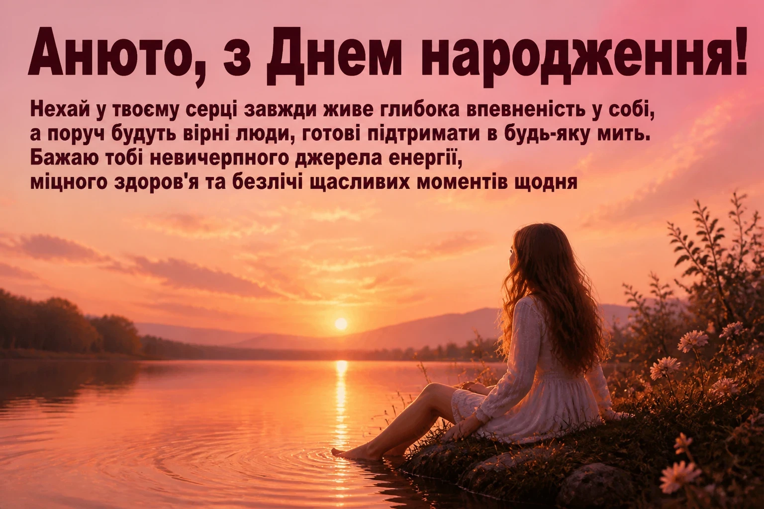 анюта з днем народження