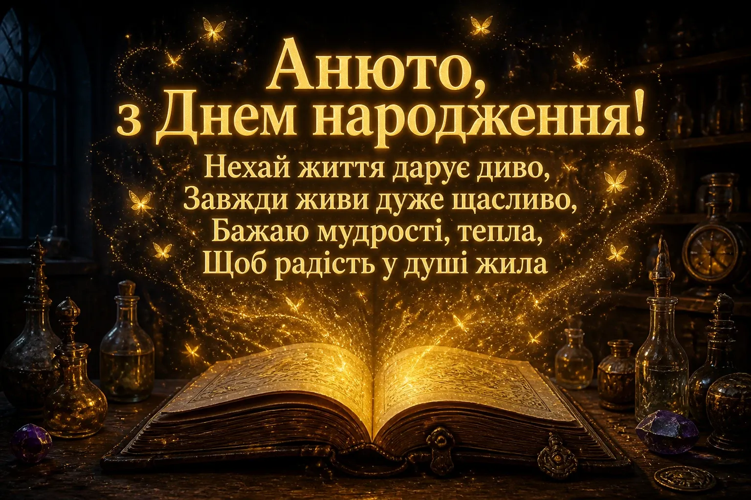 анюта з днем народження