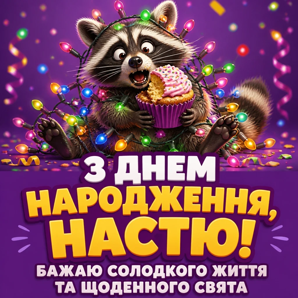 з днем народження анастасія
