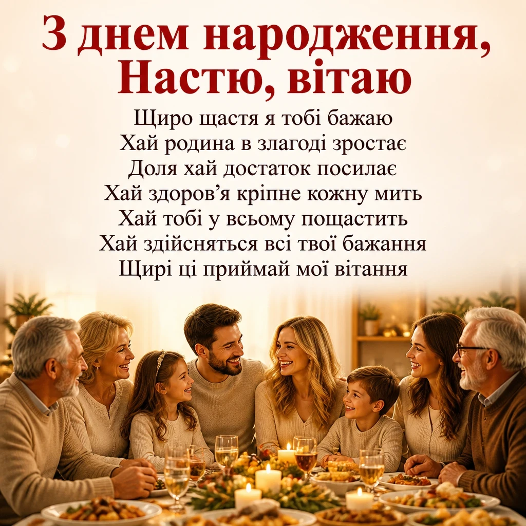 з днем народження анастасія