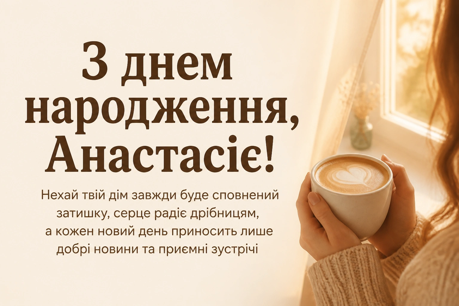 з днем народження анастасія