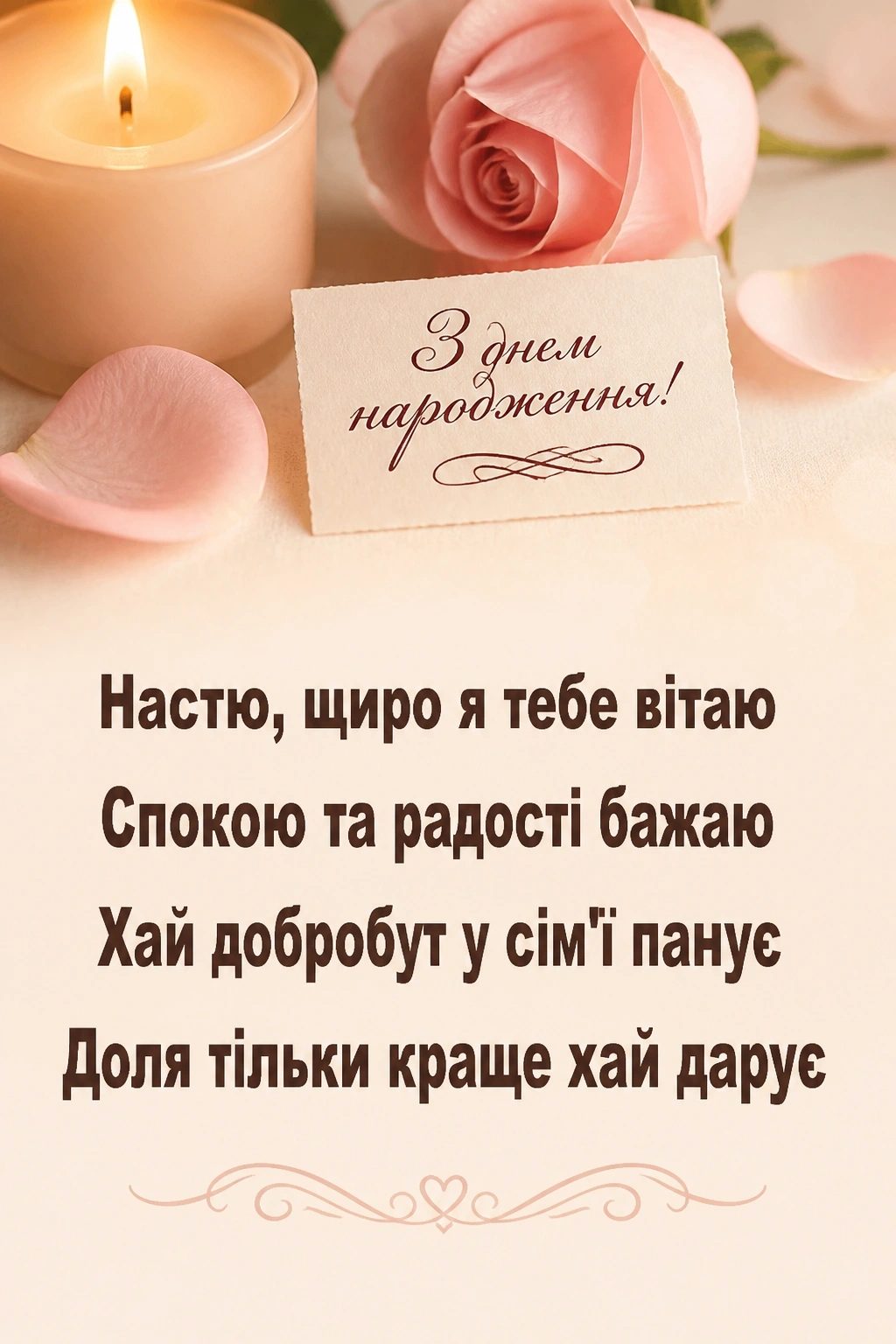 з днем народження анастасія