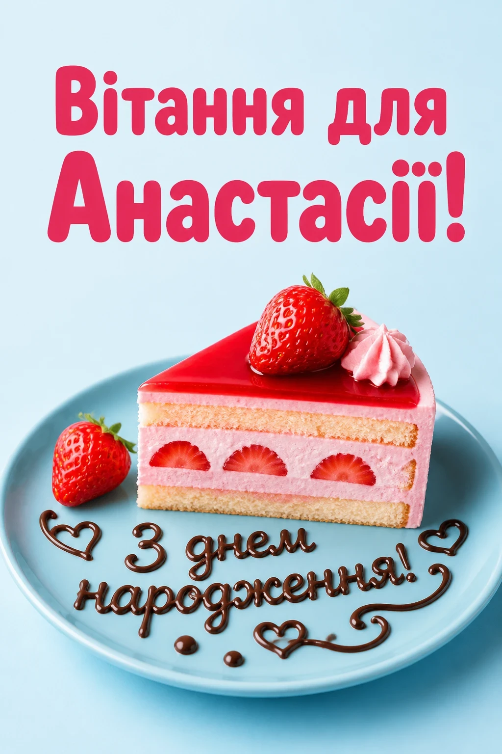 з днем народження анастасія