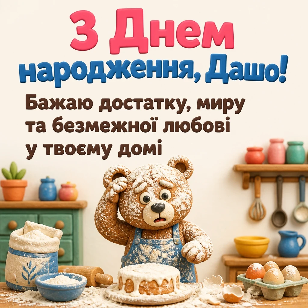 з днем народження даша