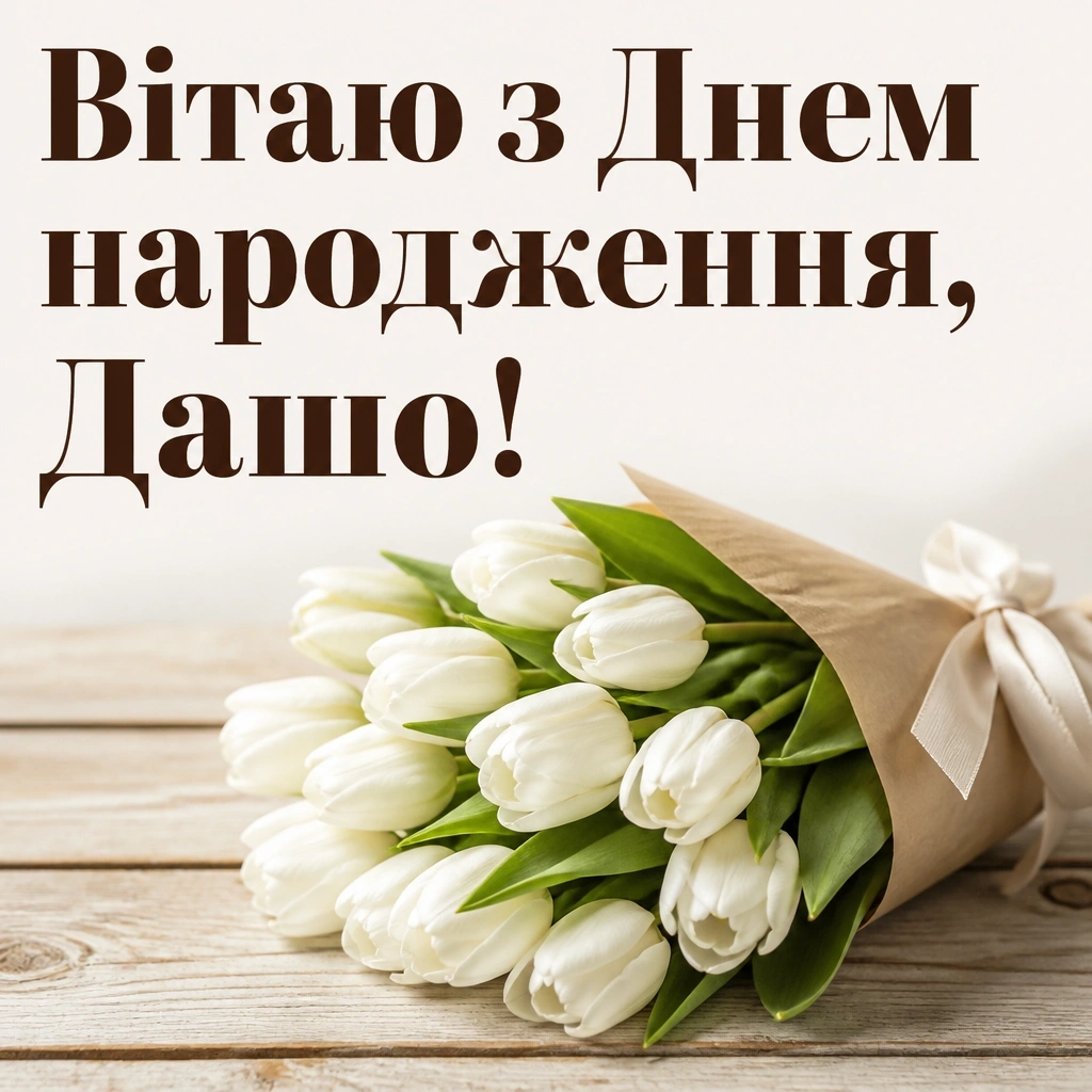 з днем народження даша
