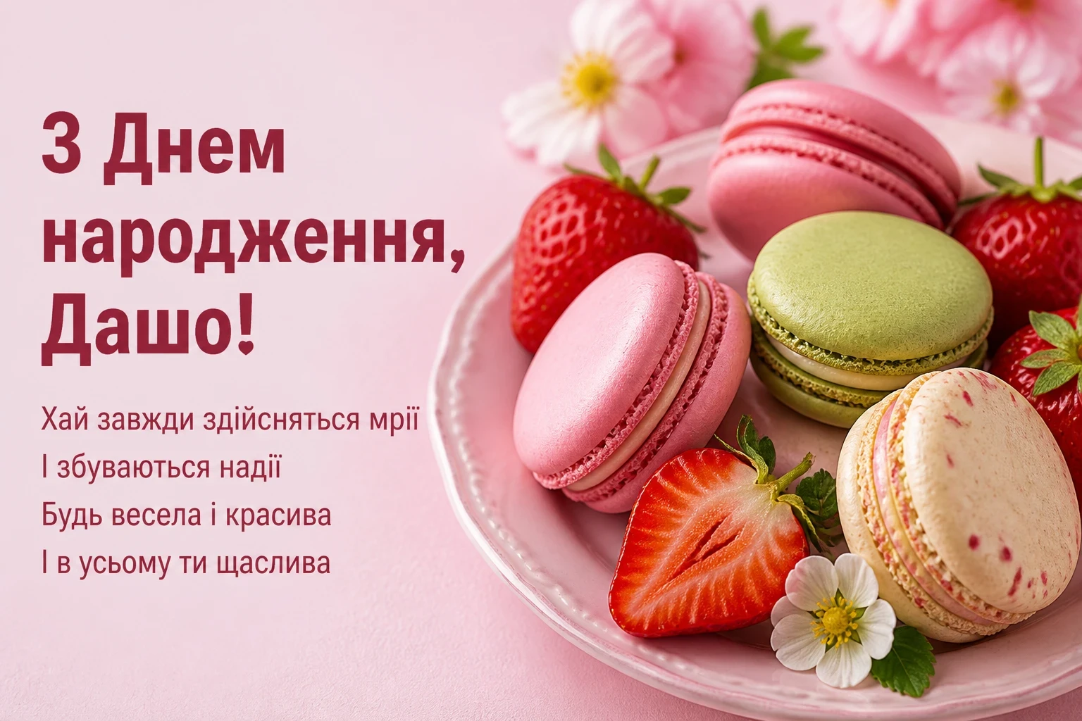 з днем народження даша