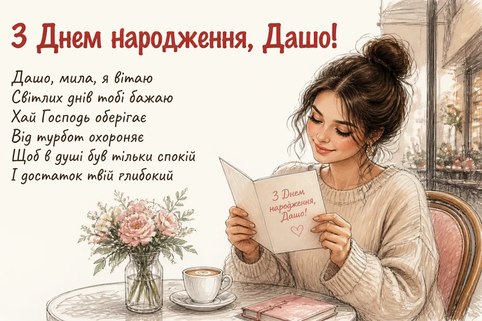 з днем народження даша
