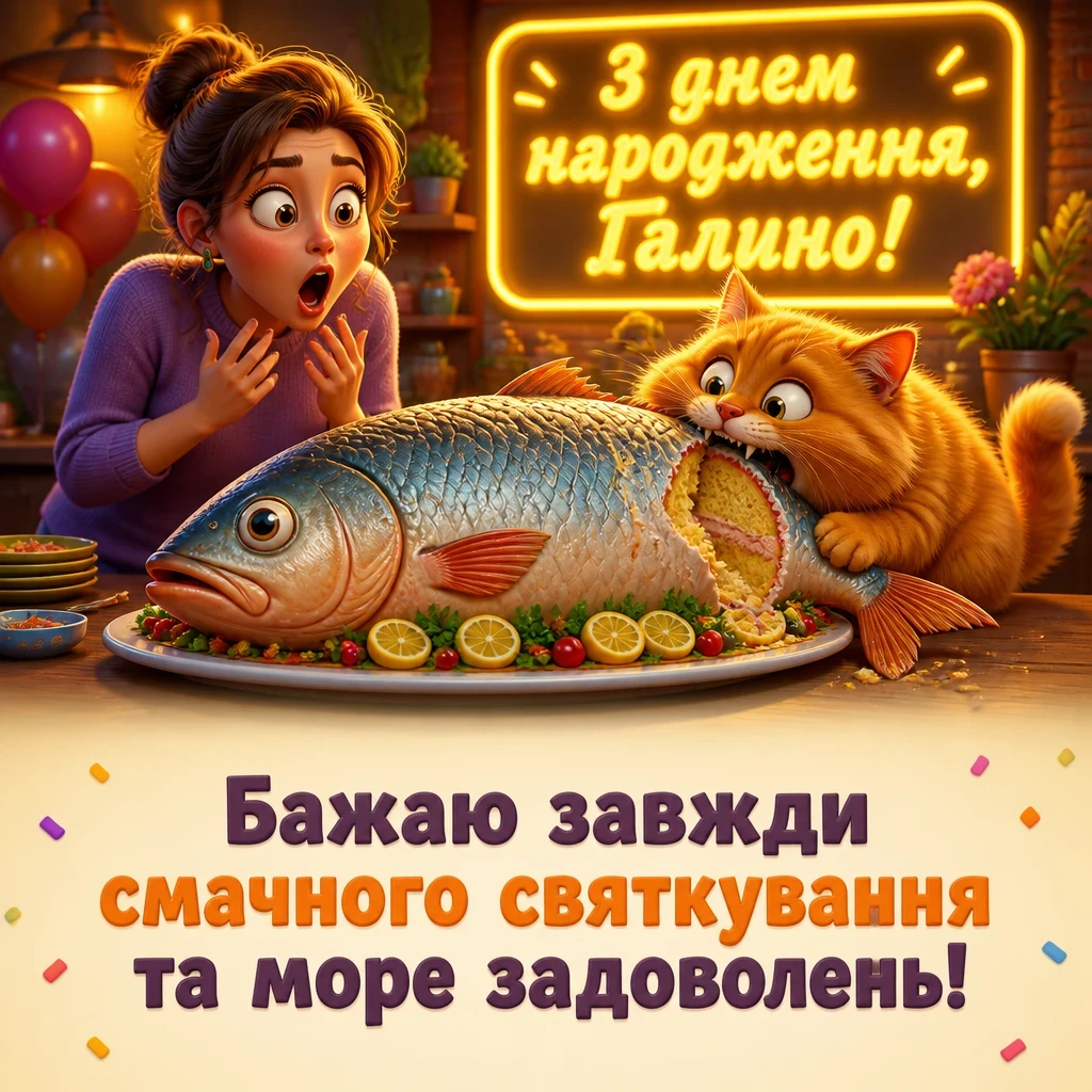 з днем народження галина