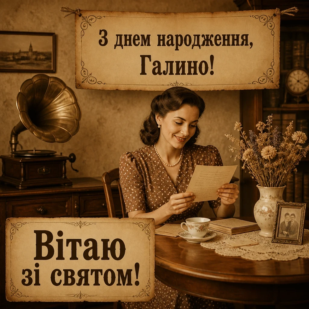 з днем народження галина