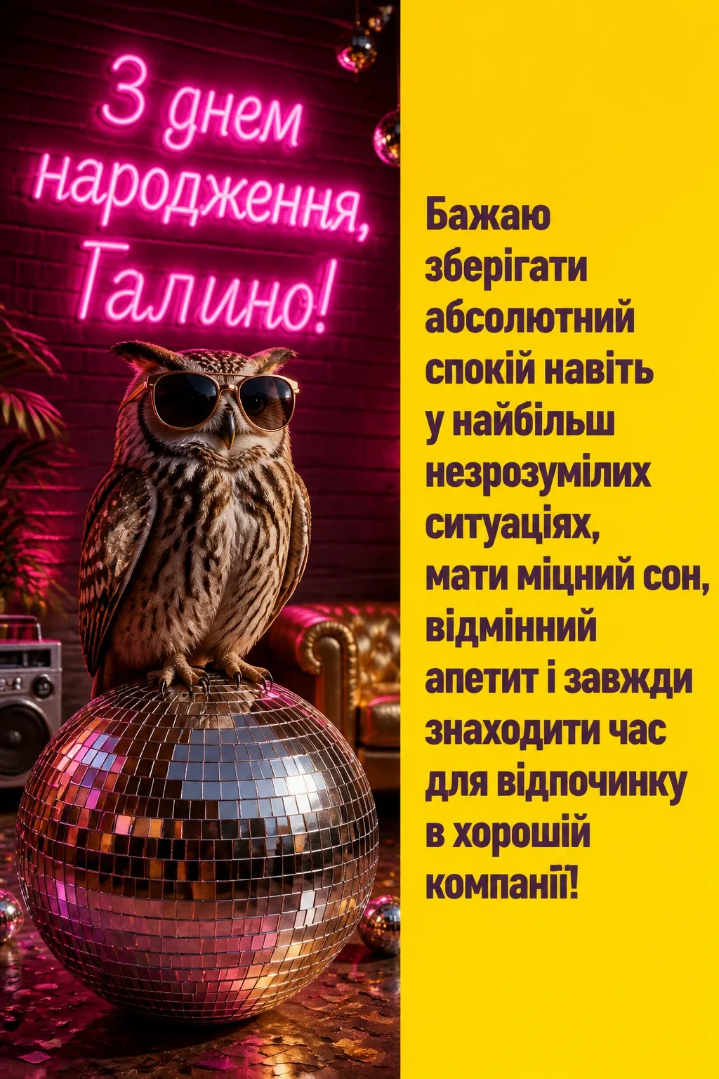 з днем народження галина