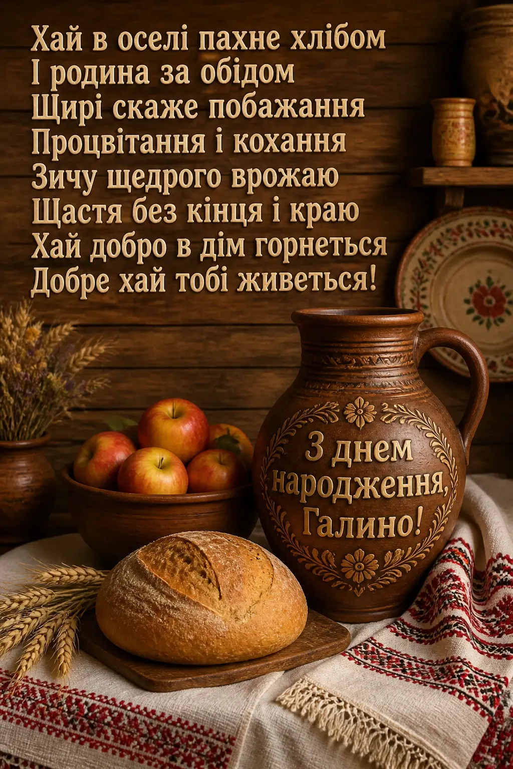 з днем народження галина