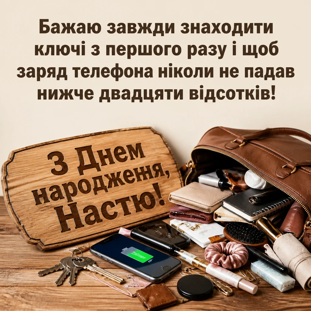 настя з днем народження