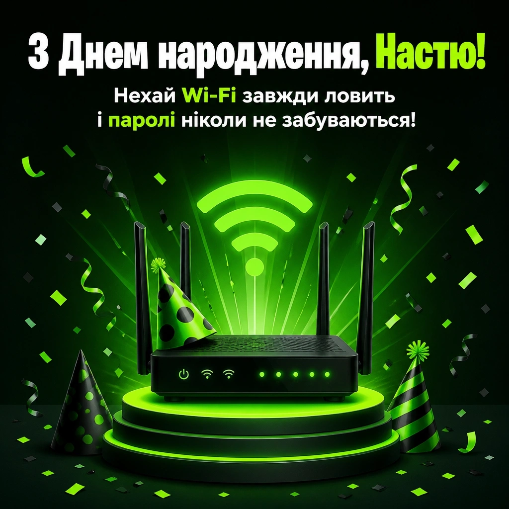настя з днем народження
