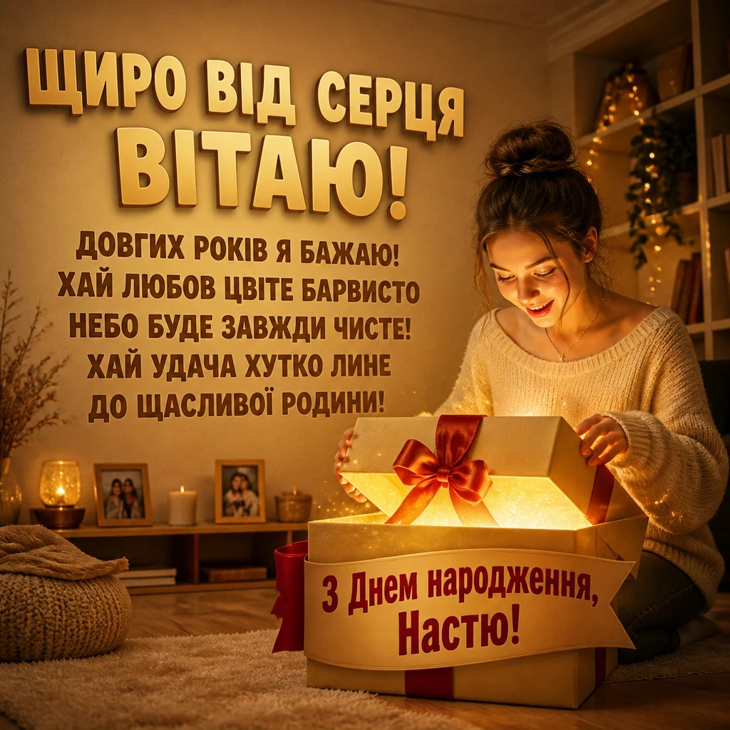настя з днем народження