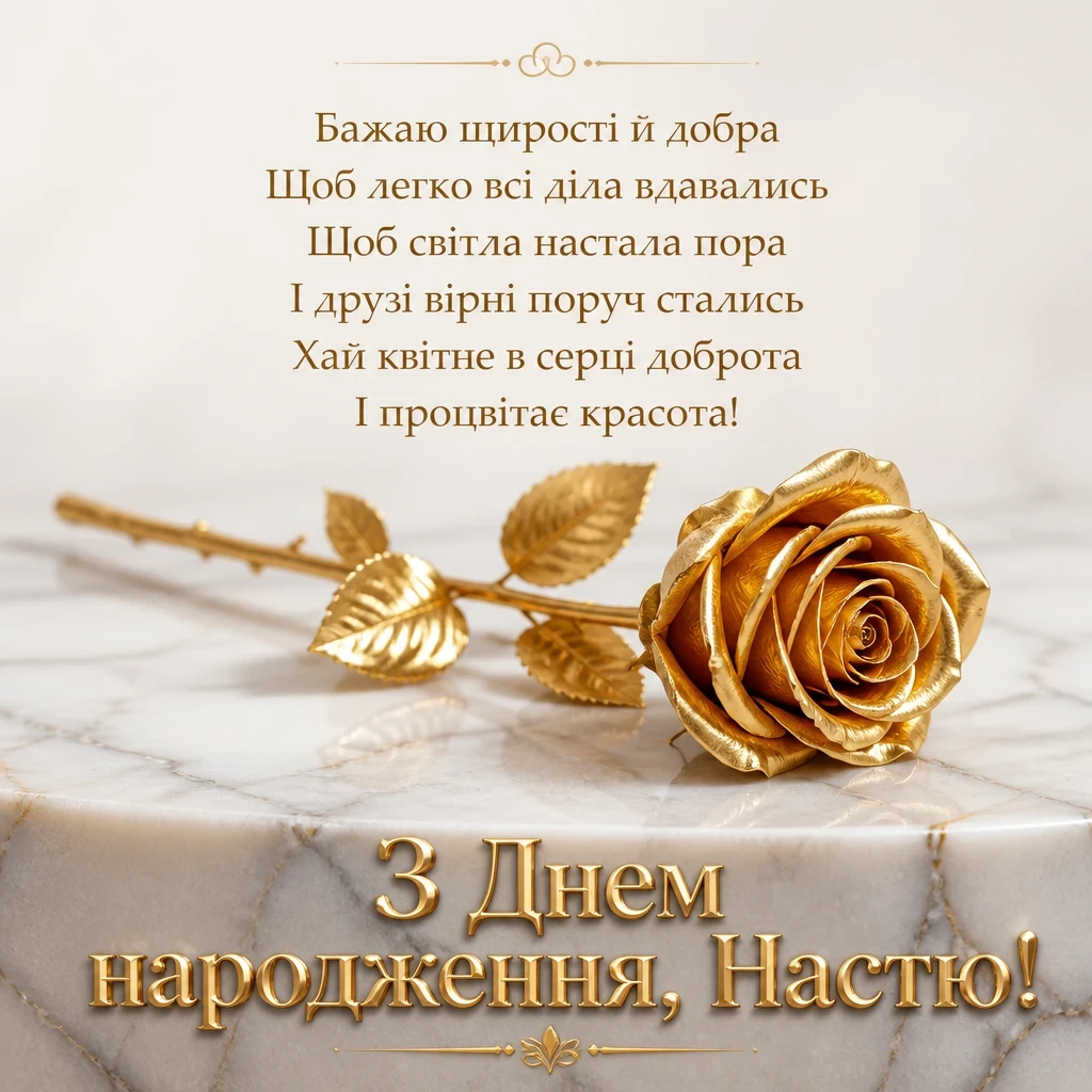 настя з днем народження