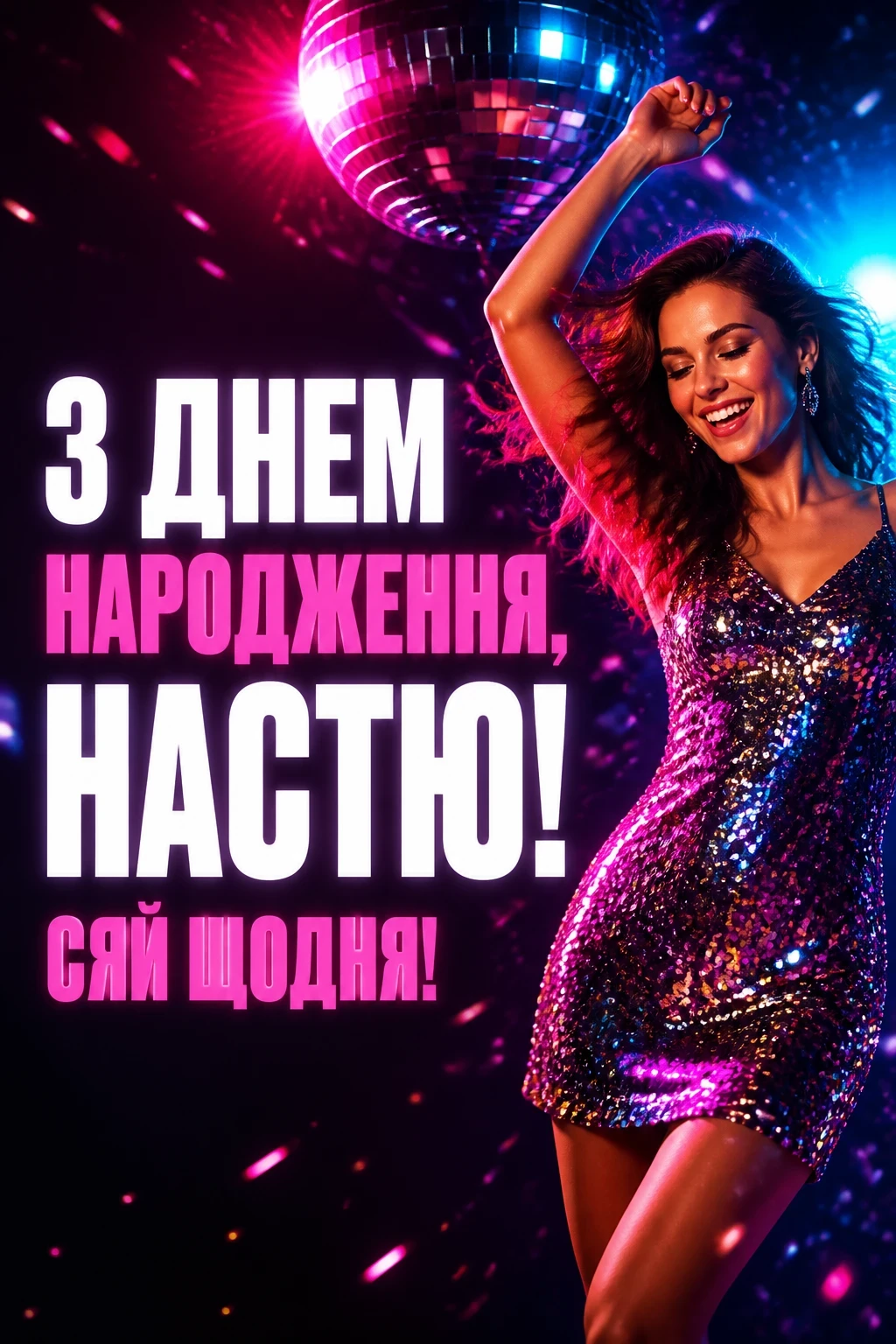 настя з днем народження