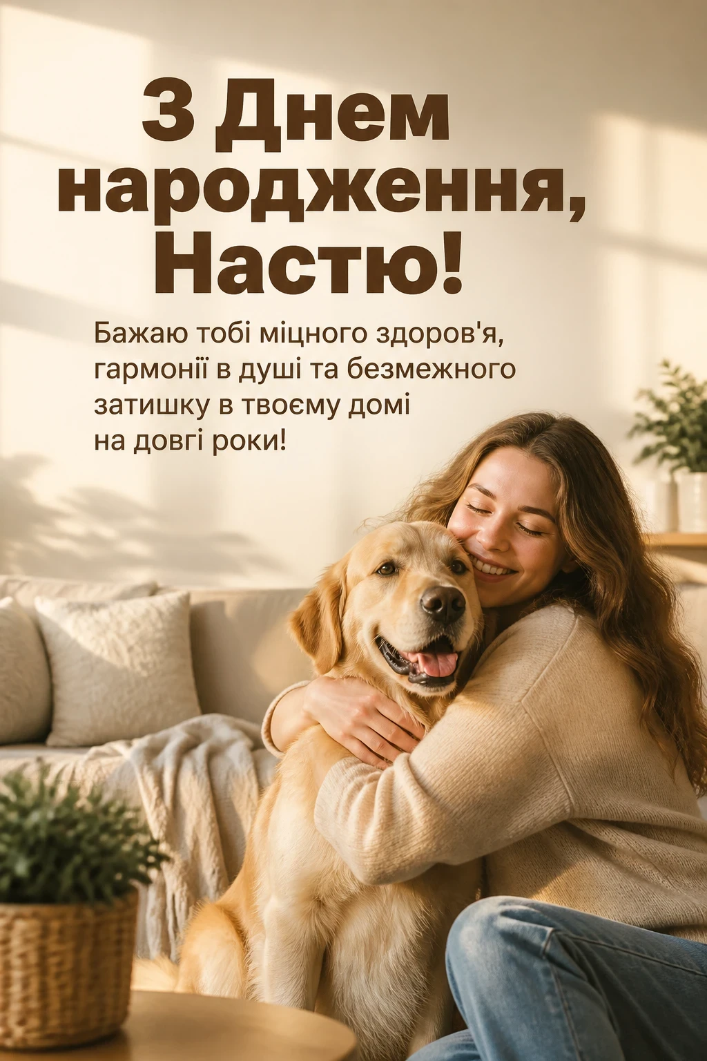 настя з днем народження