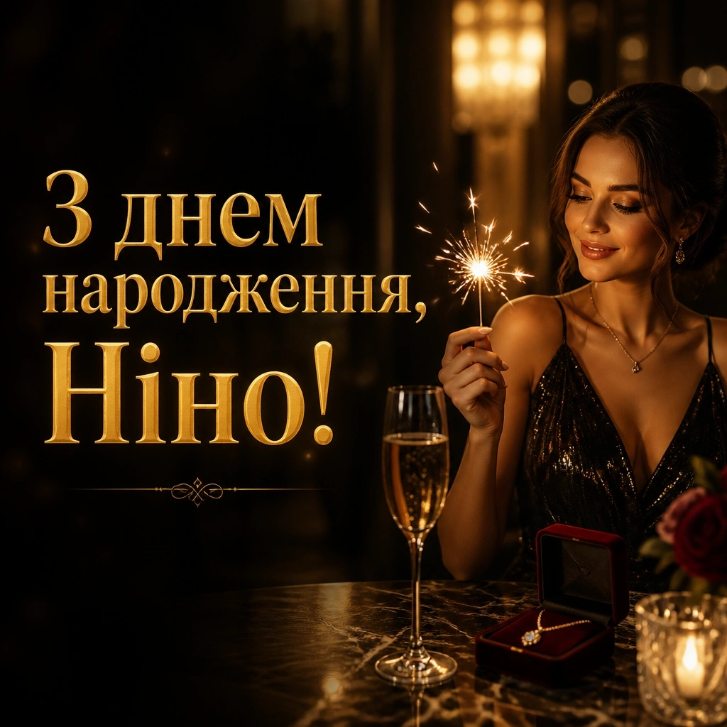 з днем народження ніна