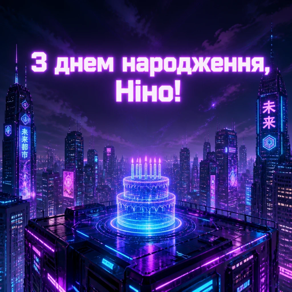 з днем народження ніна