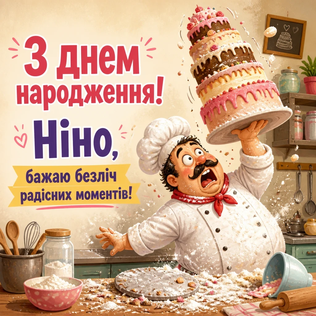 з днем народження ніна