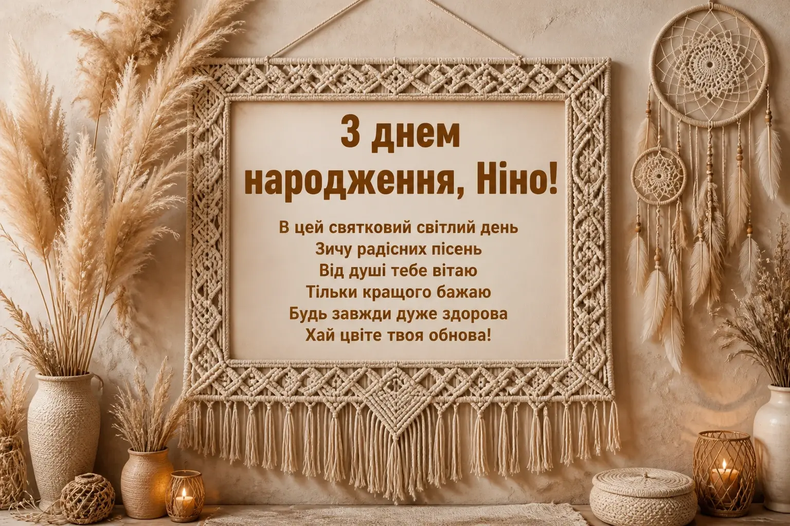 з днем народження ніна
