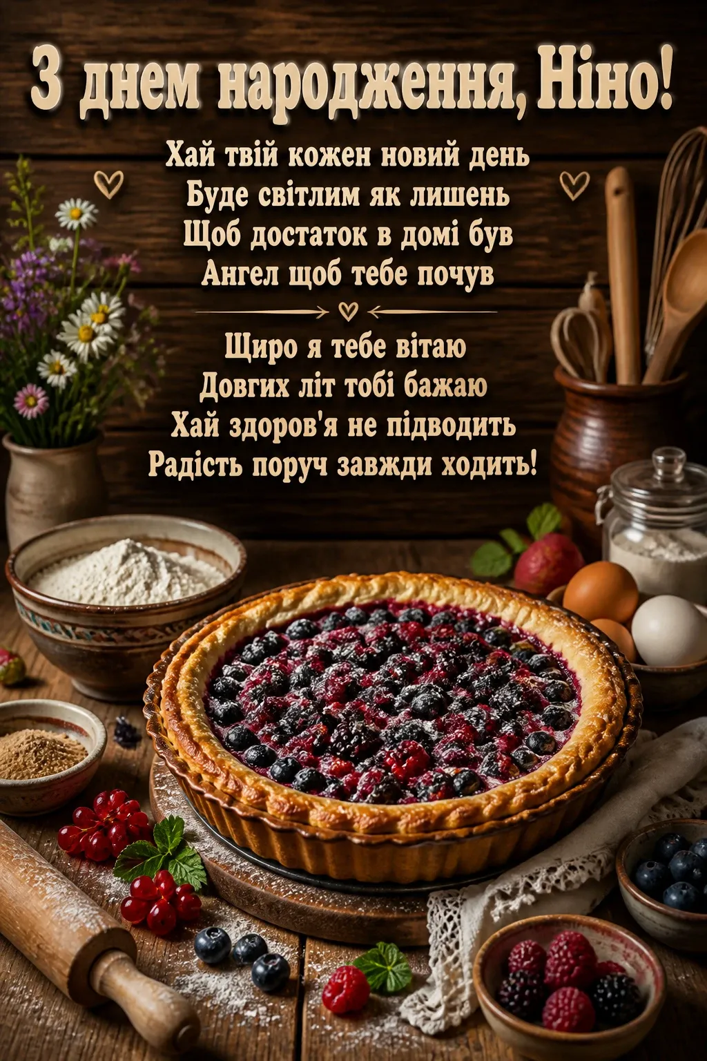з днем народження ніна