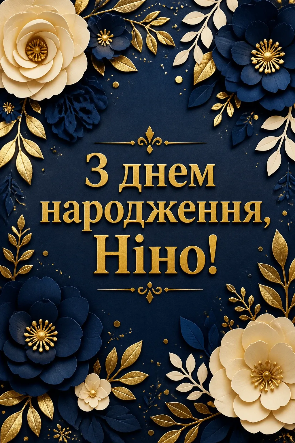 з днем народження ніна