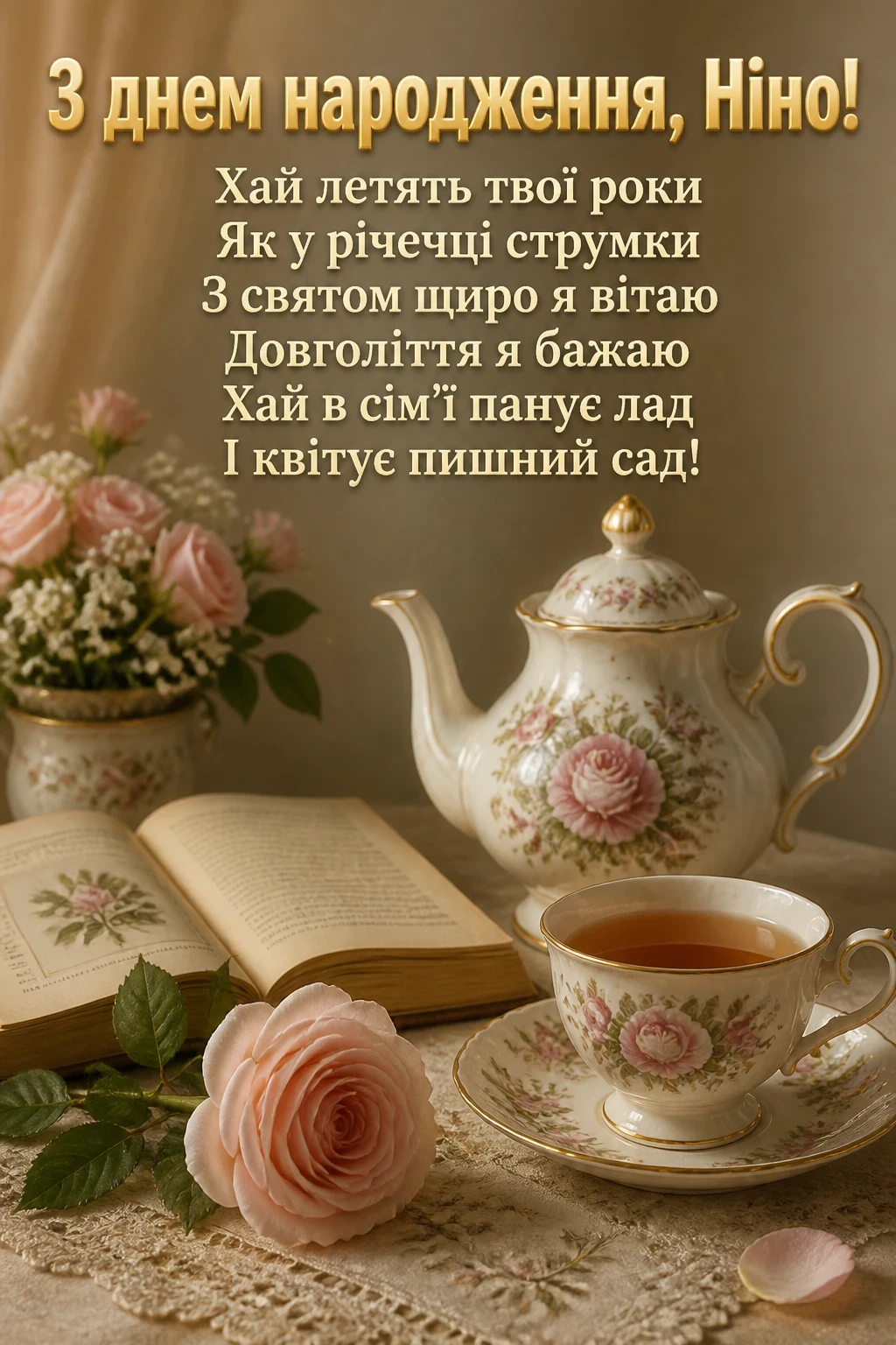 з днем народження ніна