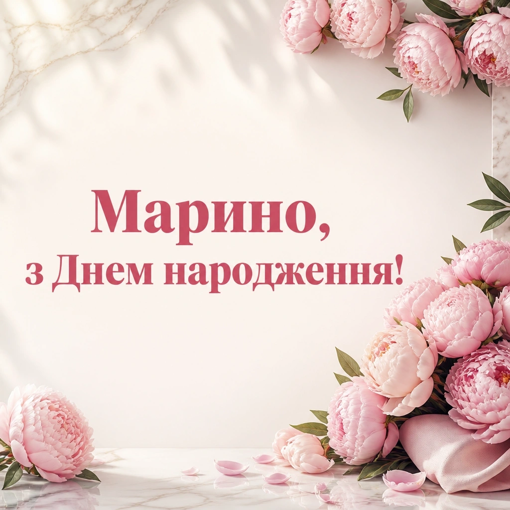 марина з днем народження