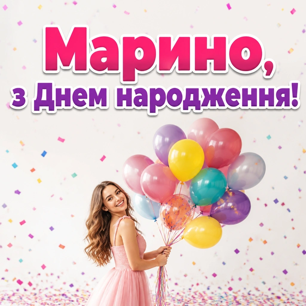 марина з днем народження