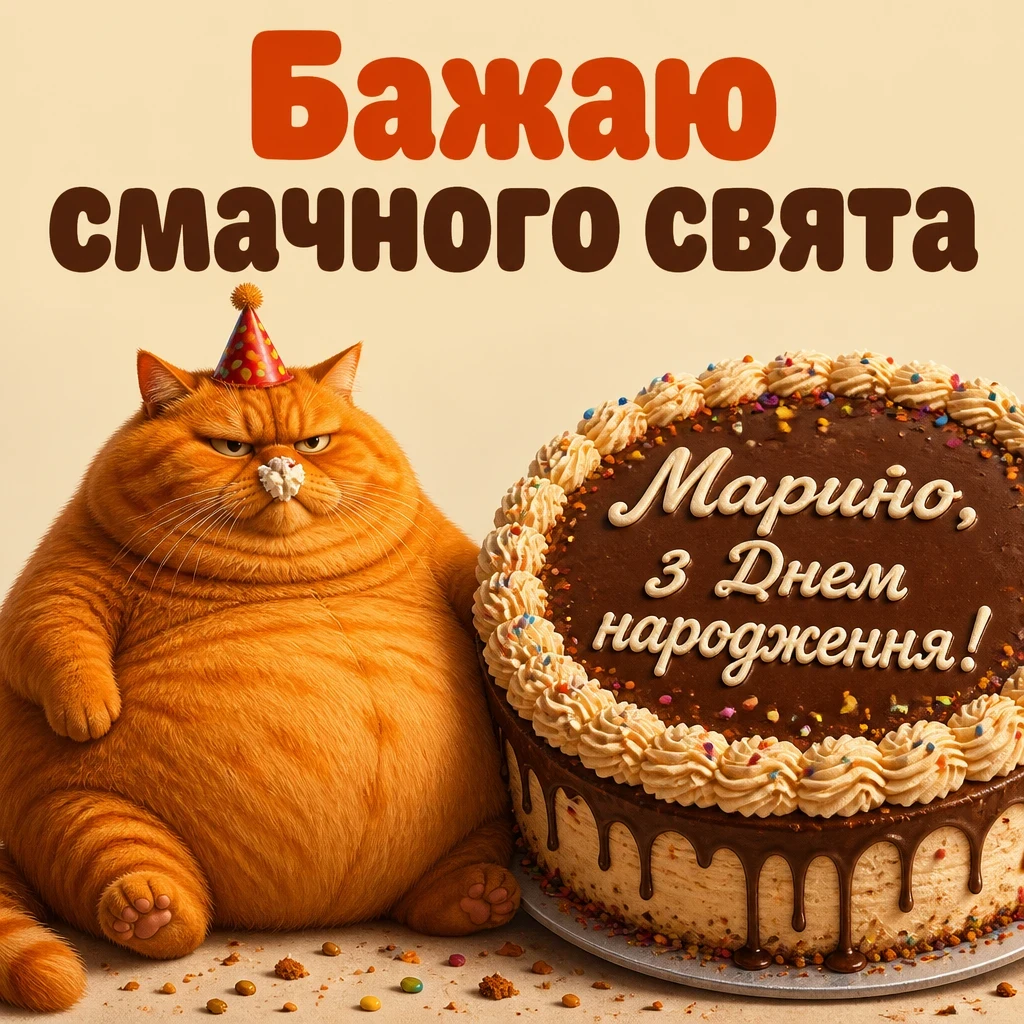 марина з днем народження
