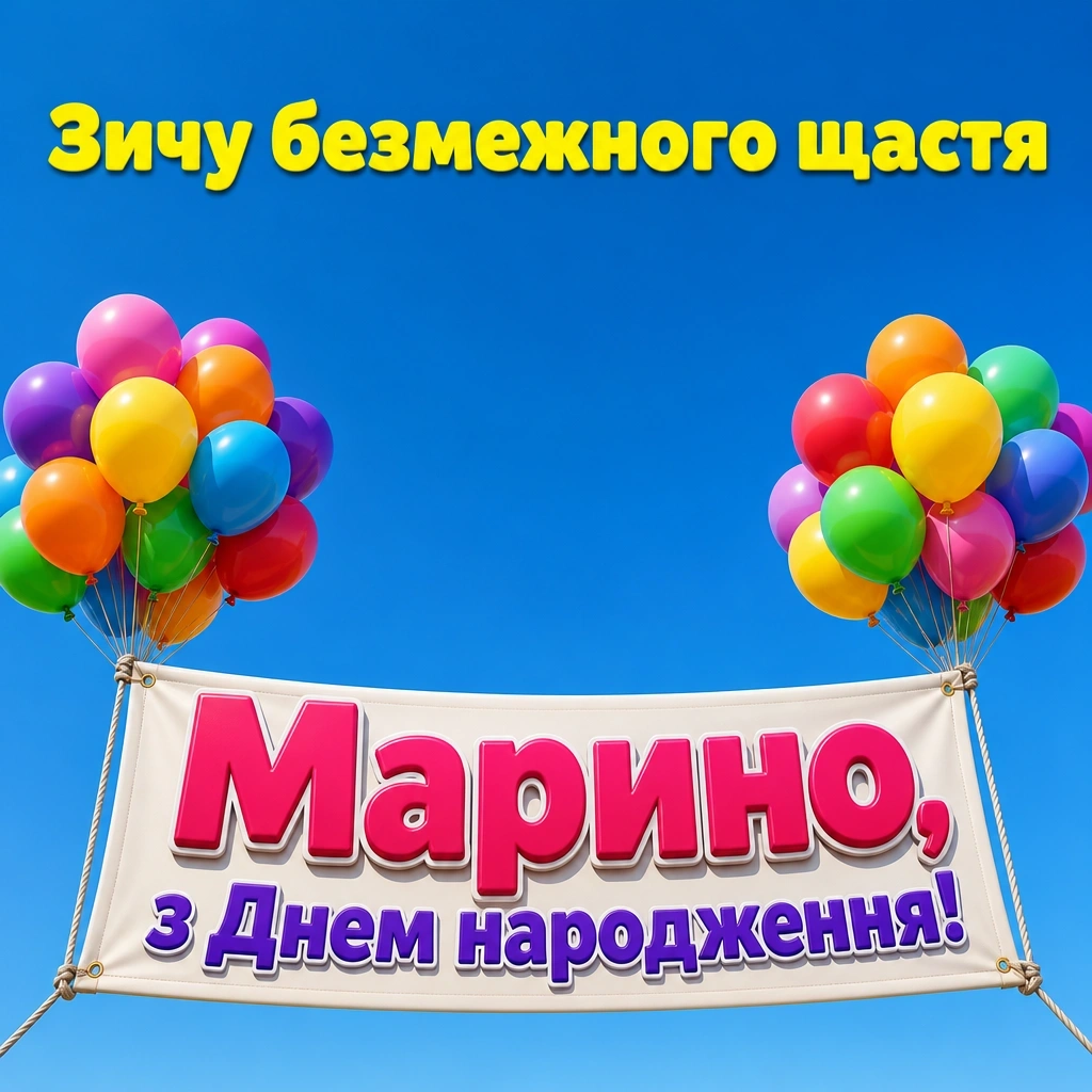 марина з днем народження