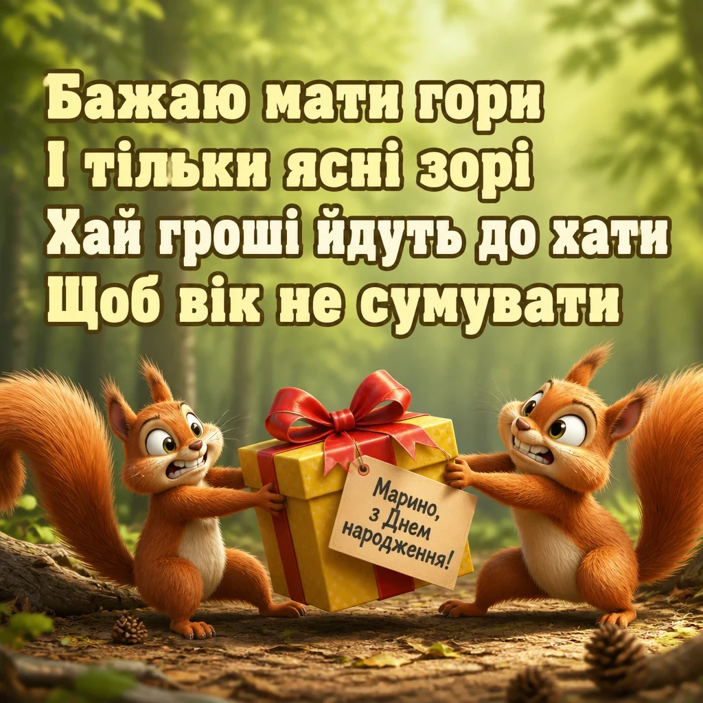 марина з днем народження